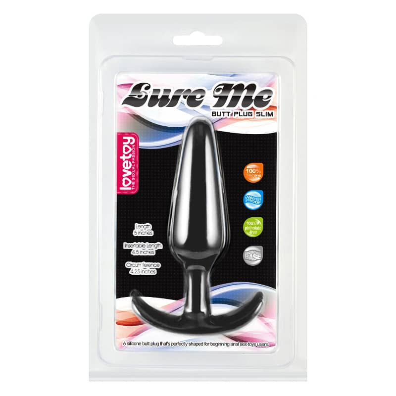 The packaging of the lure me classic anal plug l