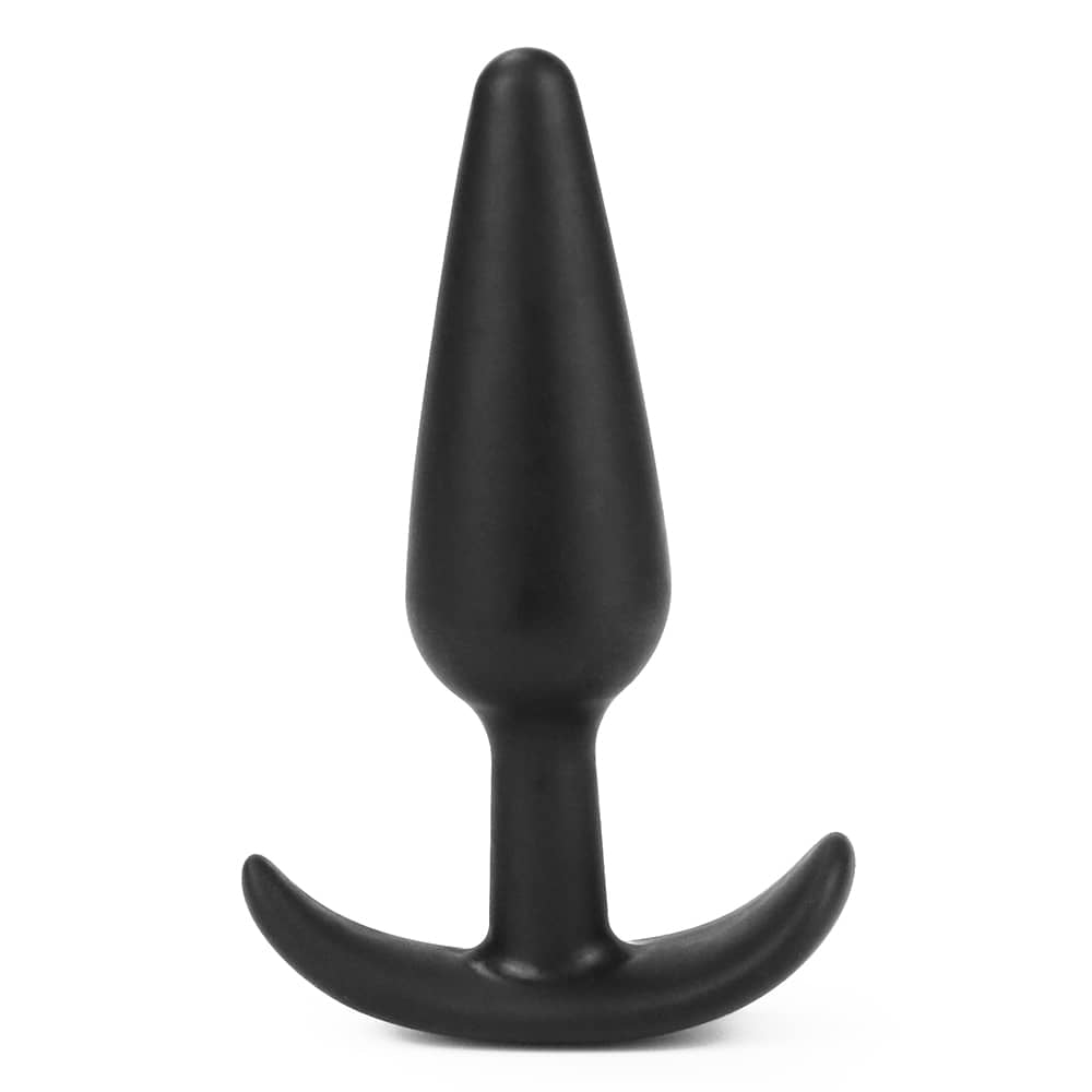 The lure me classic anal plug l is upright