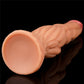 9.5'' Dual layered Platinum Silicone Cock - Flesh