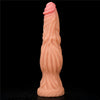 9.5'' Dual Density Platinum Silicone Cock - Flesh