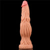 9.5'' Dual Density Platinum Silicone Cock - Flesh