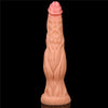 9.5'' Dual Density Platinum Silicone Cock - Flesh