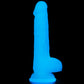 7.0'' Glow in the Dark Silicone Dildo