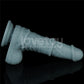 11'' Rechargeable Thrusting and Vibrating Silicone Dildo