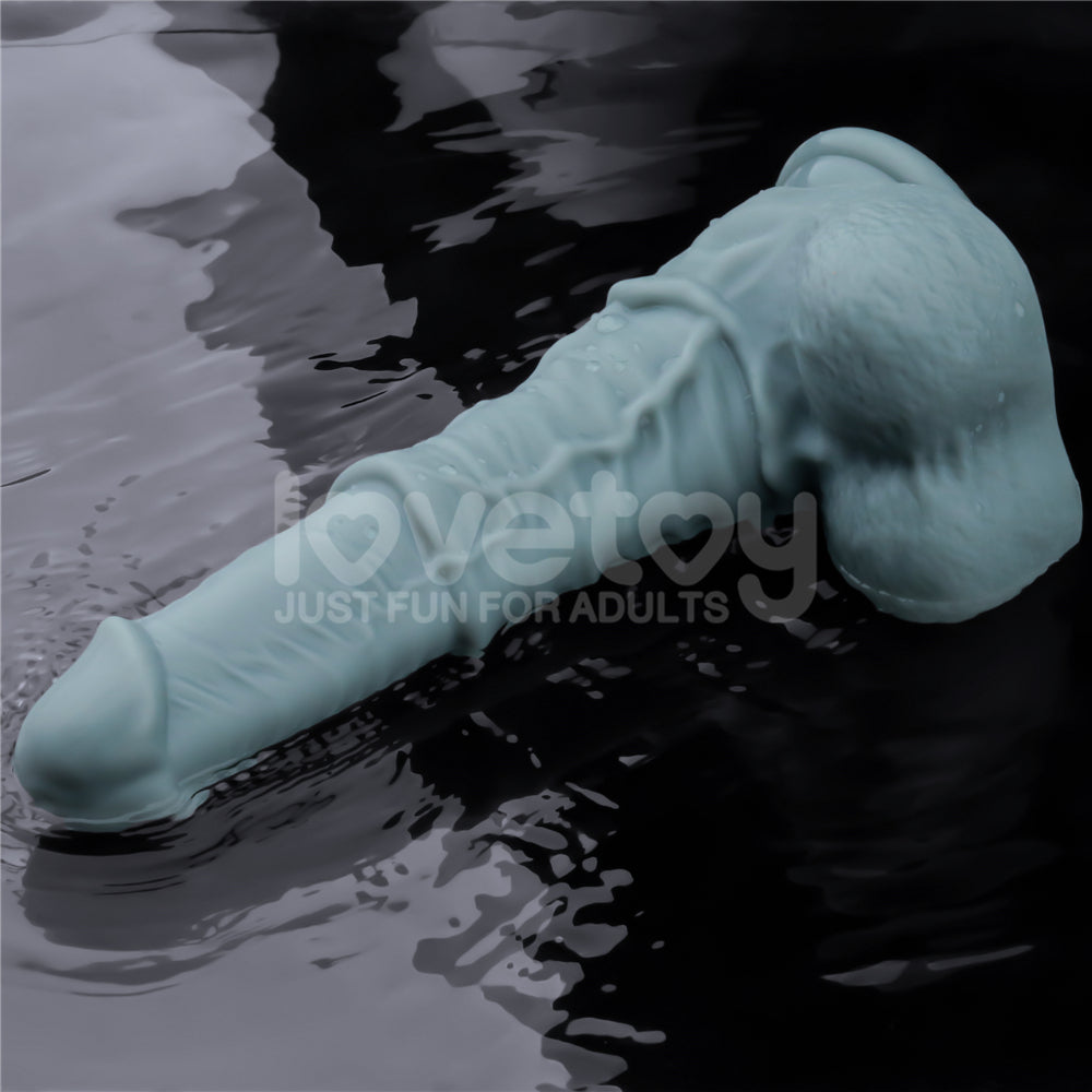 11'' Rechargeable Thrusting and Vibrating Silicone Dildo