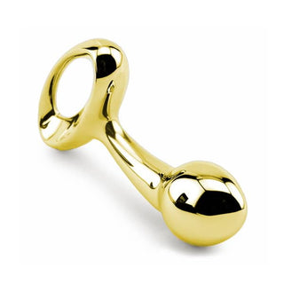luxury pure metal plug gold lays flat