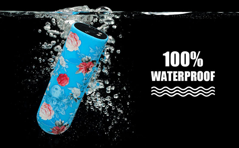 The mini bullet vibrator massager is 100% waterproof