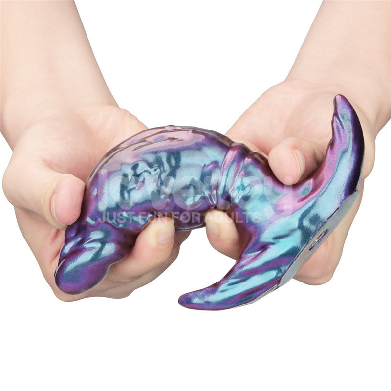 MystiTail Silicone Anal Plug with 14" Tail