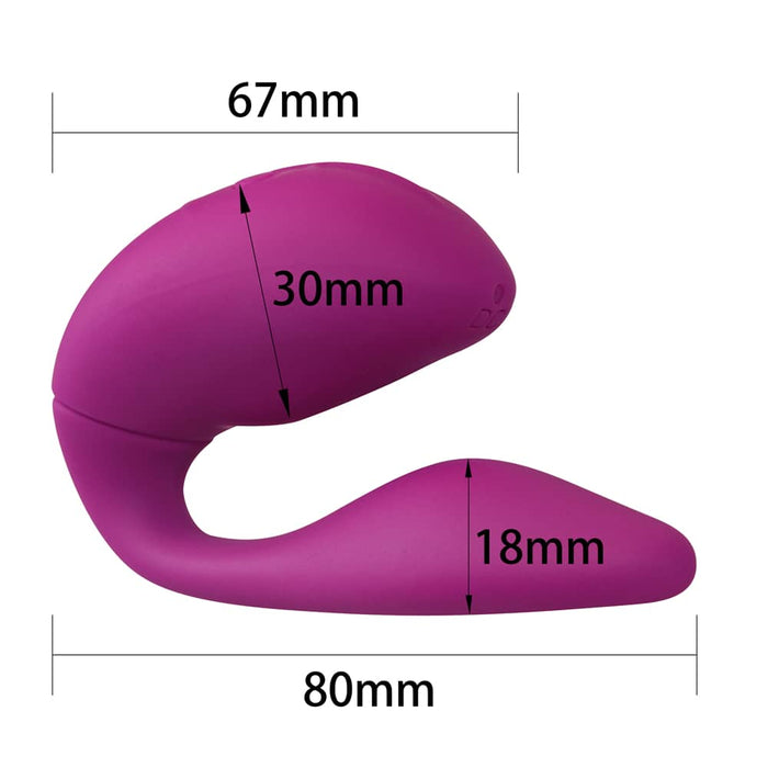 Classic Vibrator | O-Sensual Double Rush Remote Control Vibrator