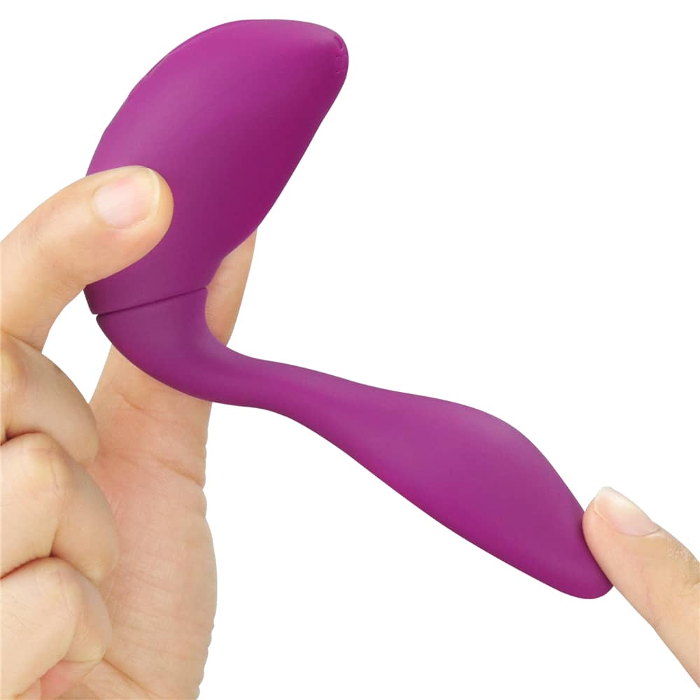 The double rush remote control vibrator is bendable