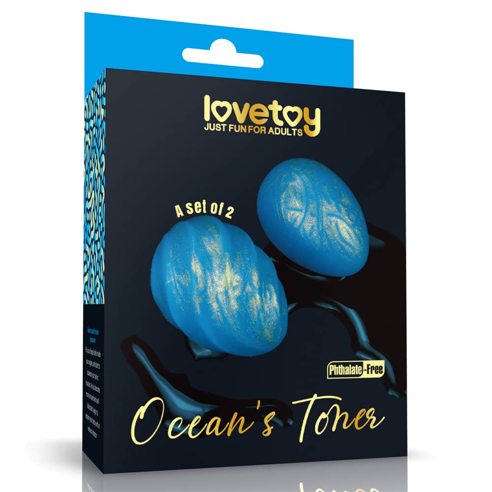 The packaging of the oceans toner egg set