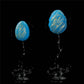Two balls of the oceans toner egg set bounce on the water