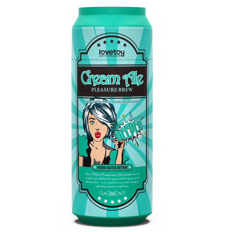 The pleasure brew masturbator pocket pussy is upright