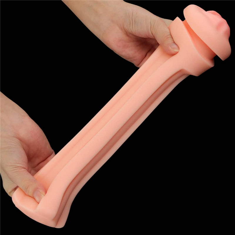 The elasticity of the pleasure brew masturbator pocket pussy