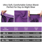 The size chart of the purple printed vibrating sexy panties 