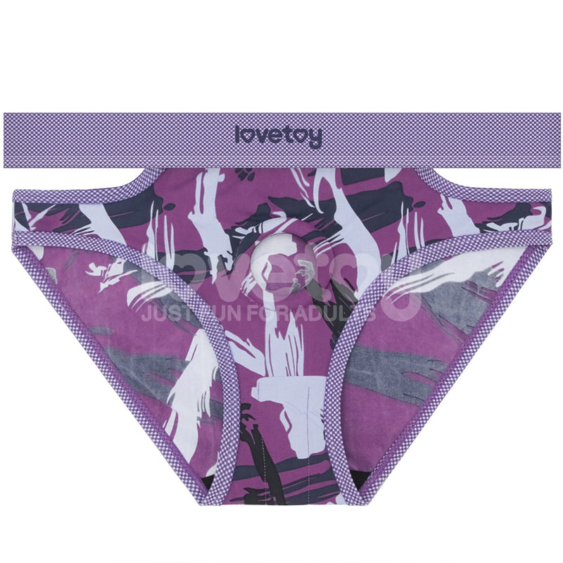 Purple Unisex Strap on Harness
