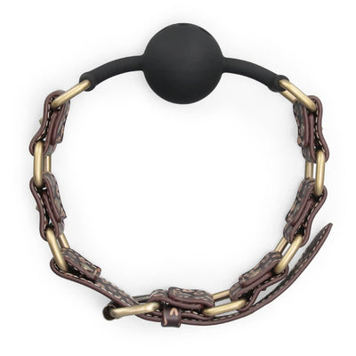 The rebellion reign ball gag lays flat