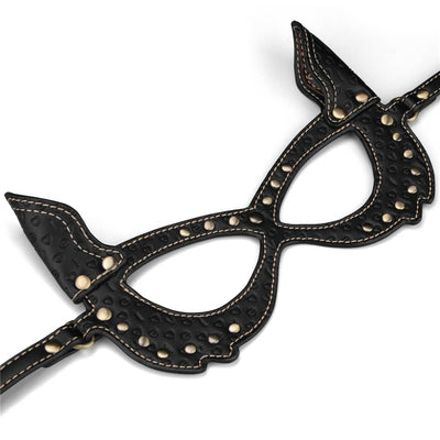 The rebellion reign bunny mask lays flat