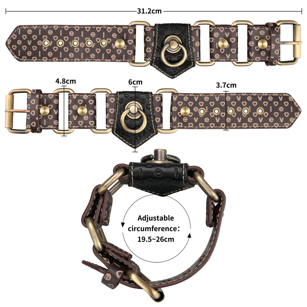 The size of the handcuffs of the rebellion reign hogtie set
