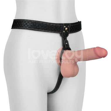 The rebellion reign strap on harness paris with the dildo