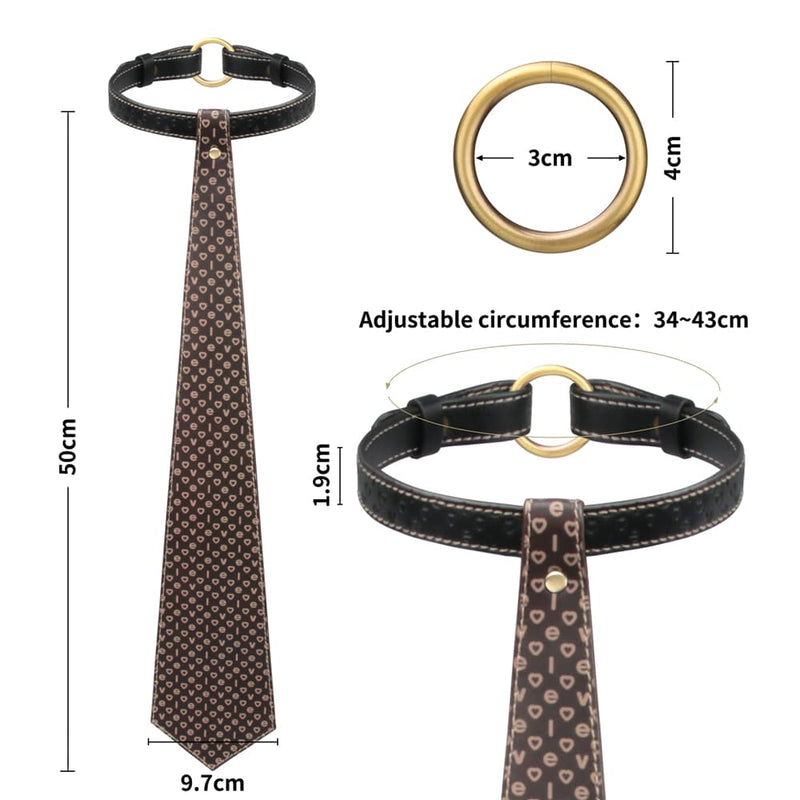 Designer Bondage | Rebellion Reign Tie Collar