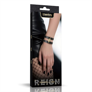 Rebellion Reign Double-strap Wrist Cuff