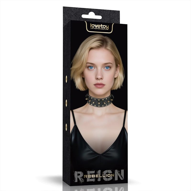 Rebellion Reign Vintage Spike Collar