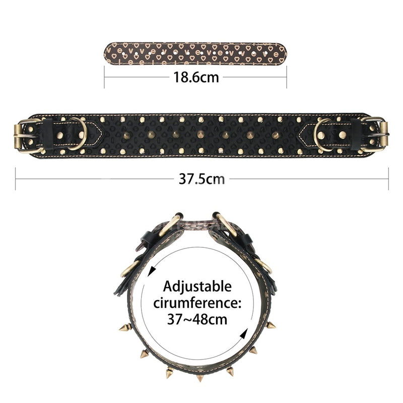 Rebellion Reign Vintage Spike Collar