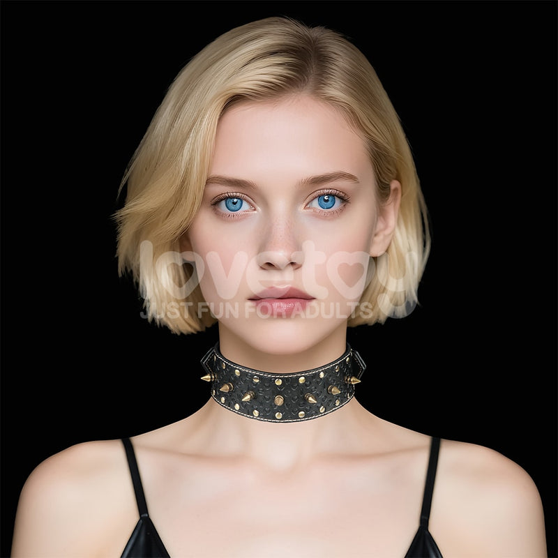 Rebellion Reign Vintage Spike Collar