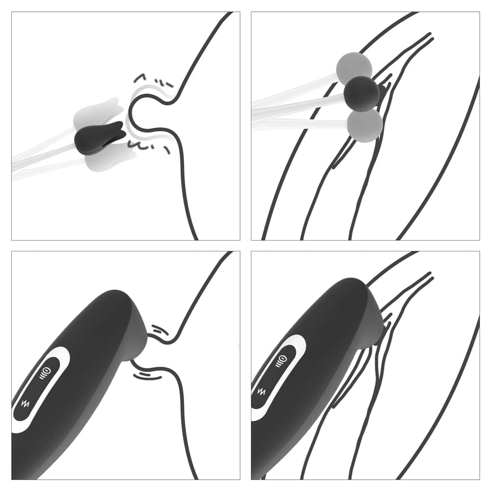 4 ways to use the rechargeable clit nipple sucking vibrator