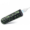 The rechargeable luminous massager features the magnetic charging funtion