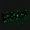The rechargeable luminous massager features a lovely music pattern with a green glow