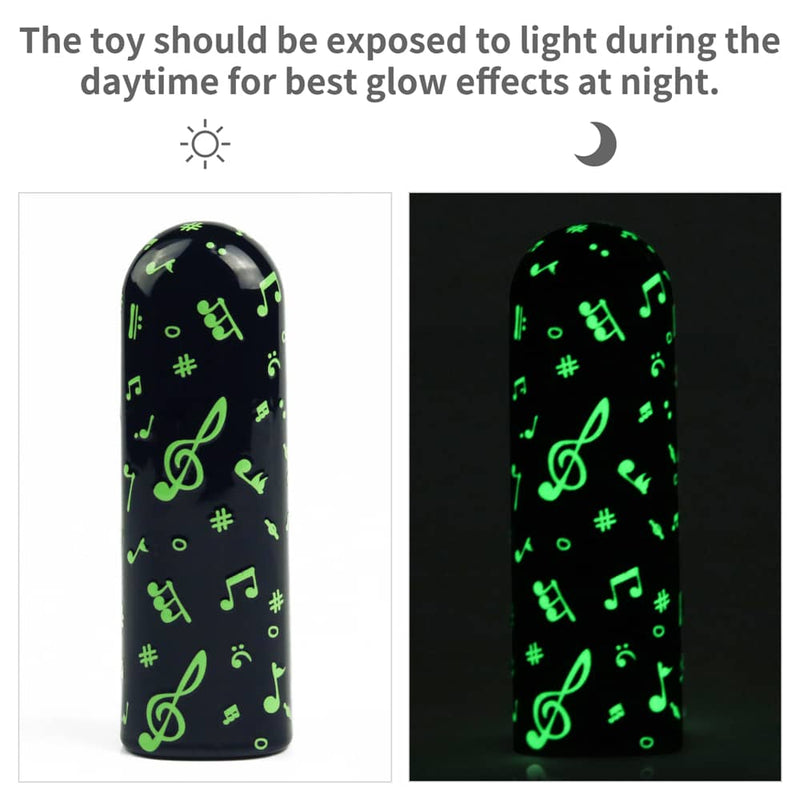 The rechargeable luminous massager should be exposed to light during the daytime for best glow effectis at night
