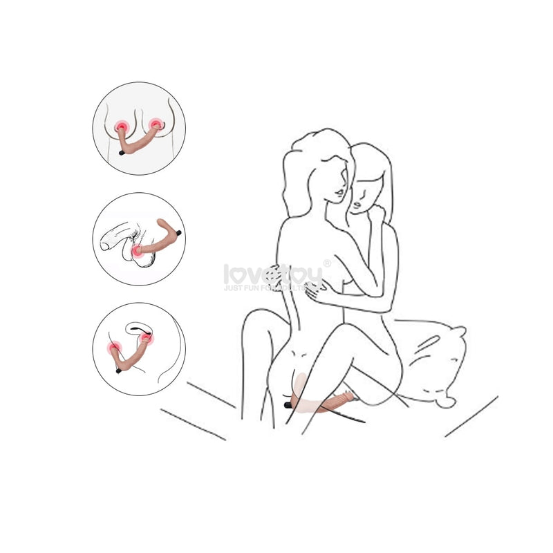 Rechargeable remote Strapless Strap on