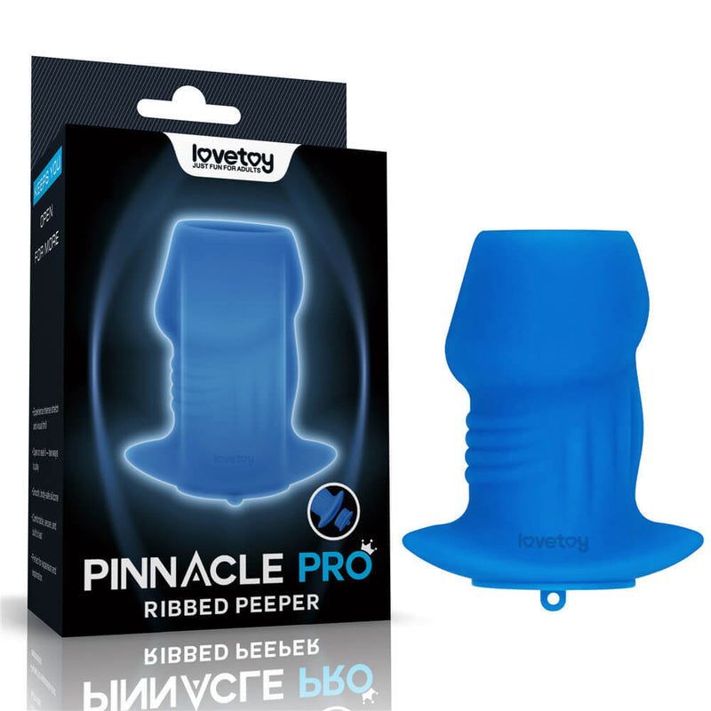 Ribbed Peeper Silicone Anal Plug