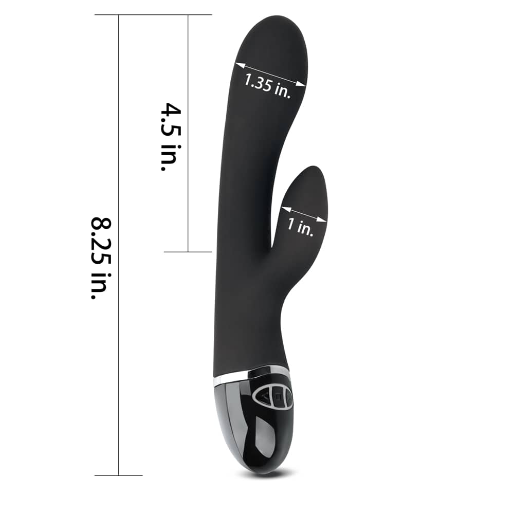 The size of the silicone clit duo finger vibrator