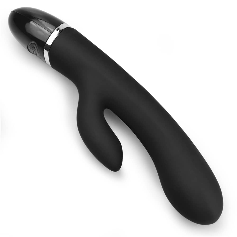 The silicone clit duo finger vibrator is made from seamless silicone