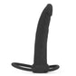 The silicone fantasy double prober anal plug is upright