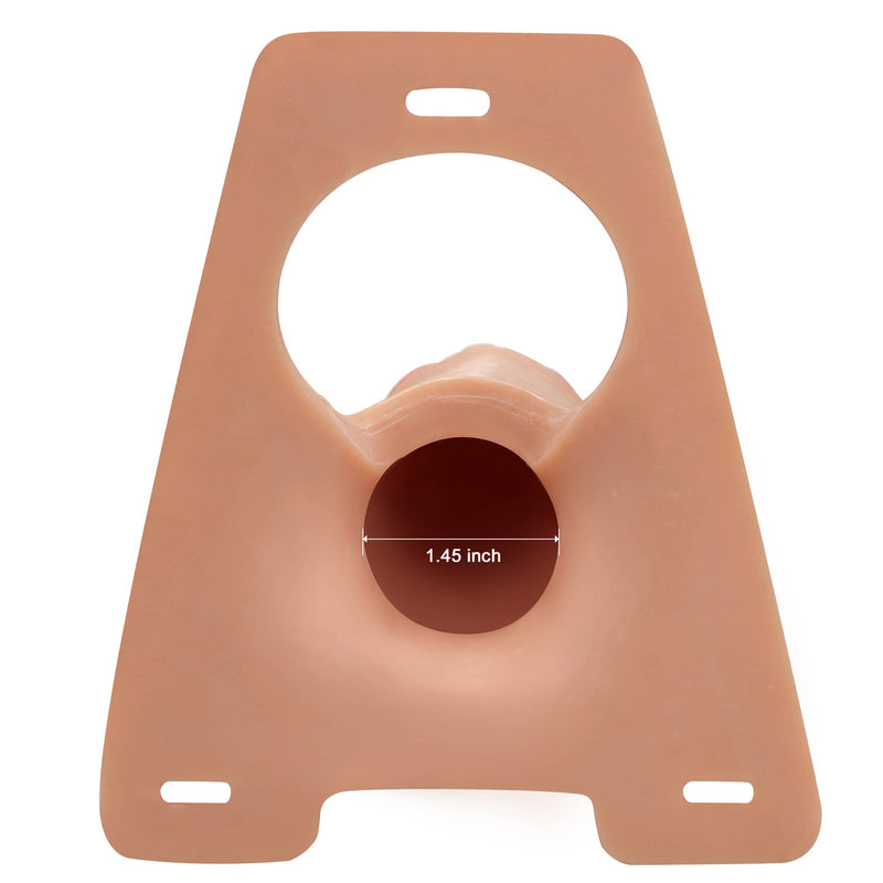 The size of the entrance of the 8.5 inches silicone hollow strap on harness dildo