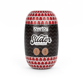 Slider Double-Ended Masturbator Ass and Vagina Brown Pocket Pussy