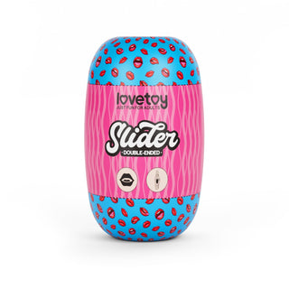 Slider Double-Ended Masturbator Mouth and Vagina Flesh Pocket Pussy