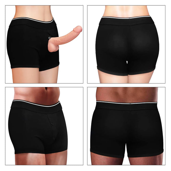 Strap On Harness | Strap On Boxer Strapon Shorts for Sex for packing (dildo not included)