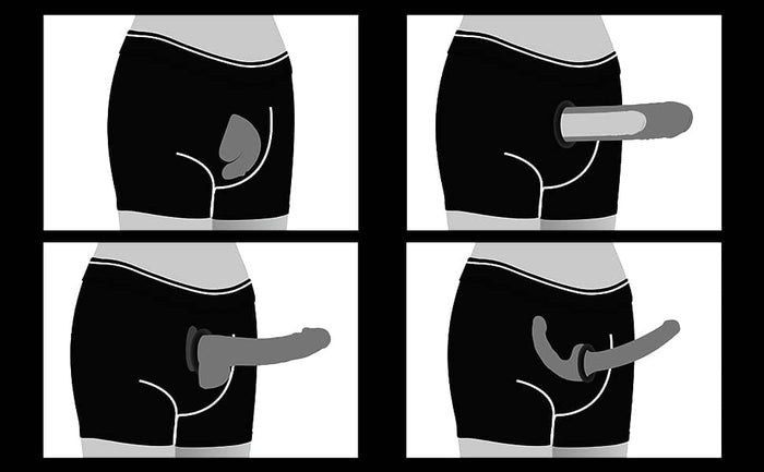 Strap On Harness | Strap On Boxer Strapon Shorts for Sex for packing (dildo not included)