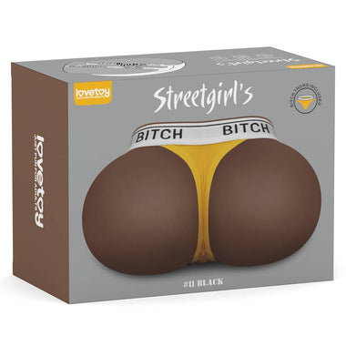 The packaging of the streetgirls 11 masturbator black for men 