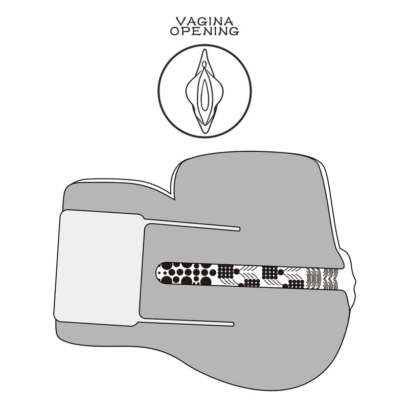 The highly detailed and ergonomically designed tunnel of the streetgirls sensation pulse 1 flesh masturbator