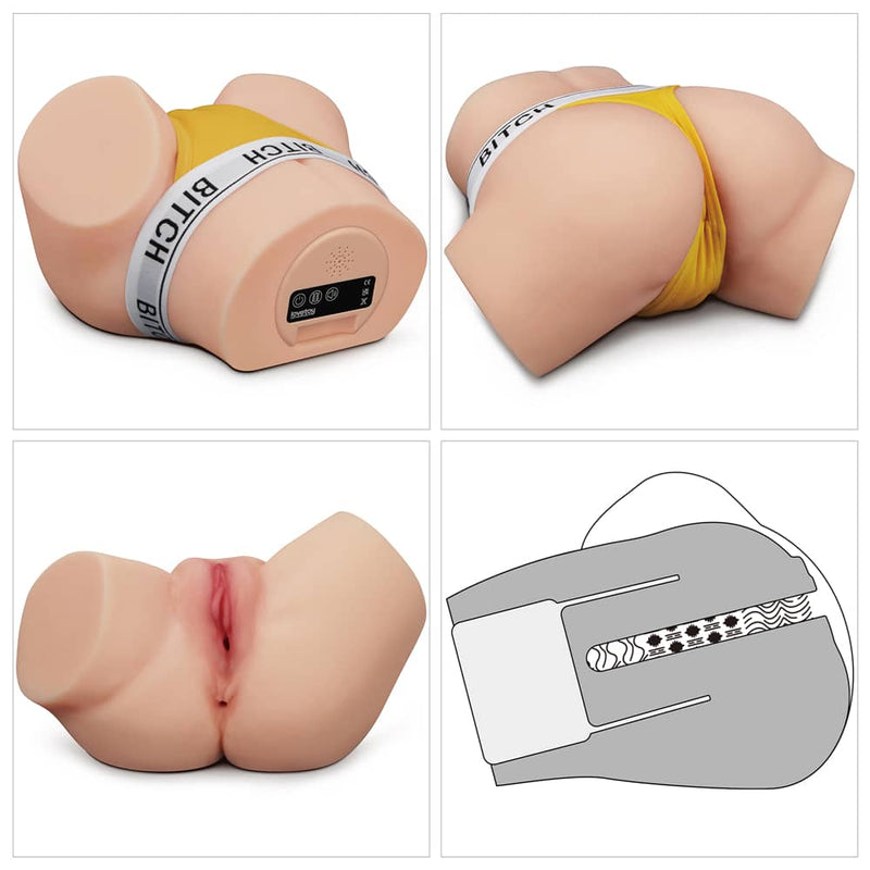 The different angles of the streetgirls sensation pulse 2 flesh masturbator