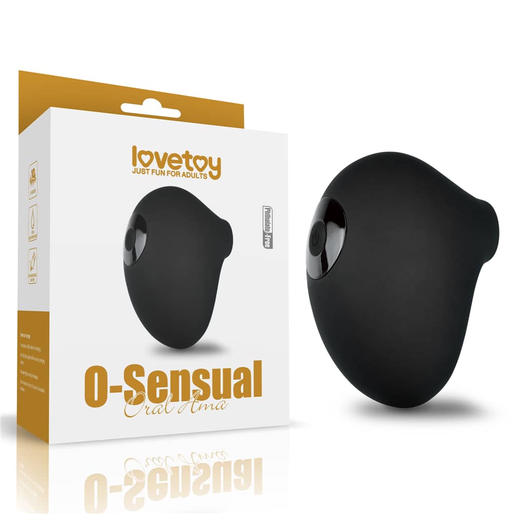The packaging of the o sensual oral ama sucking vibrator 