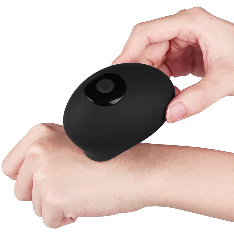 The o sensual oral ama sucking vibrator  sucks the the back of the hand