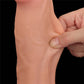The soft and realistic skin of the 11.5 inches sliding skin dual layer dong