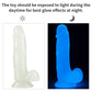 Expose the 7.5 inches lumino play dildo to light for optimal glow effects